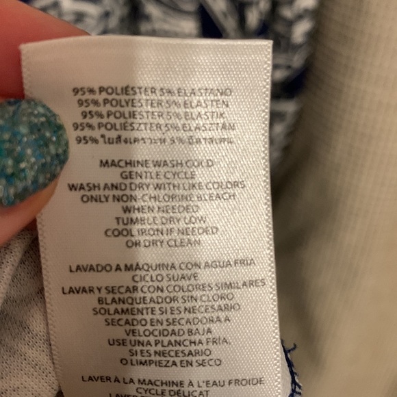 Michael Kors paisley blue flare dress - Picture 7 of 7